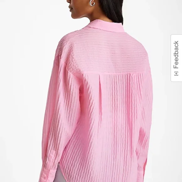 Express pleat crinkle dress shirt - Picture 5 of 7